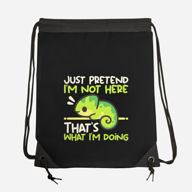 Chameleon Not Here-None-Drawstring-Bag-NemiMakeit
