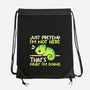 Chameleon Not Here-None-Drawstring-Bag-NemiMakeit
