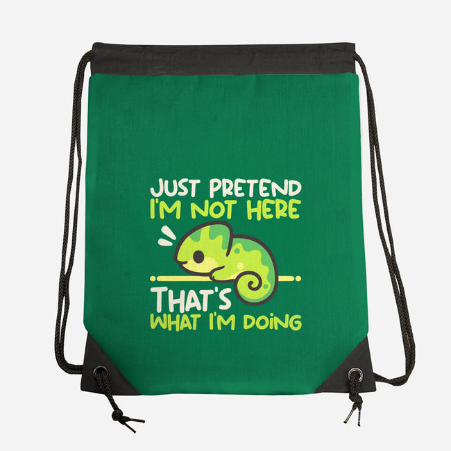 Chameleon Not Here-None-Drawstring-Bag-NemiMakeit