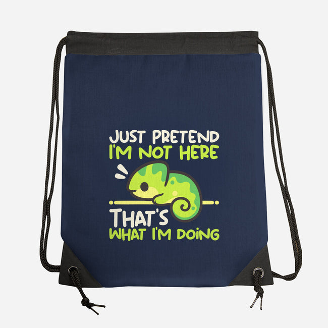 Chameleon Not Here-None-Drawstring-Bag-NemiMakeit