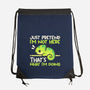 Chameleon Not Here-None-Drawstring-Bag-NemiMakeit