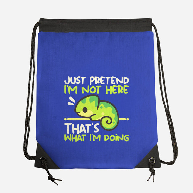Chameleon Not Here-None-Drawstring-Bag-NemiMakeit