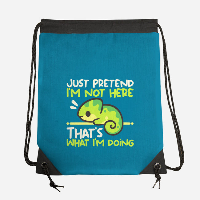 Chameleon Not Here-None-Drawstring-Bag-NemiMakeit