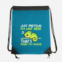 Chameleon Not Here-None-Drawstring-Bag-NemiMakeit