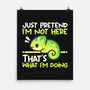 Chameleon Not Here-None-Matte-Poster-NemiMakeit