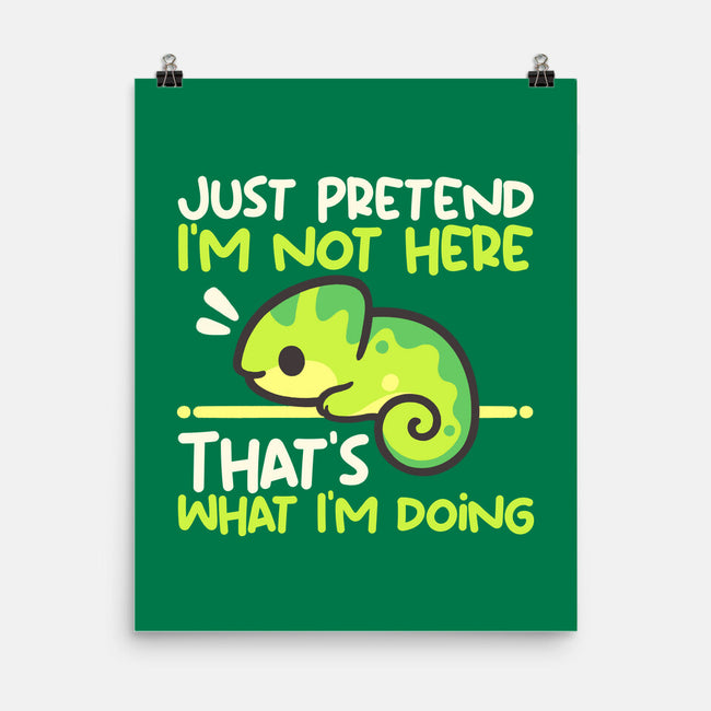 Chameleon Not Here-None-Matte-Poster-NemiMakeit