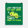 Chameleon Not Here-None-Matte-Poster-NemiMakeit
