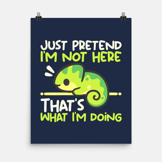 Chameleon Not Here-None-Matte-Poster-NemiMakeit