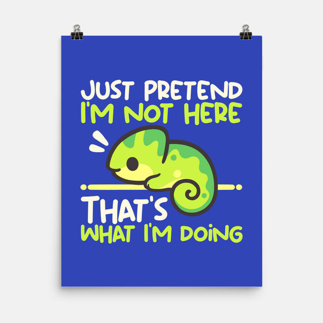 Chameleon Not Here-None-Matte-Poster-NemiMakeit
