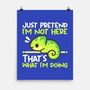 Chameleon Not Here-None-Matte-Poster-NemiMakeit