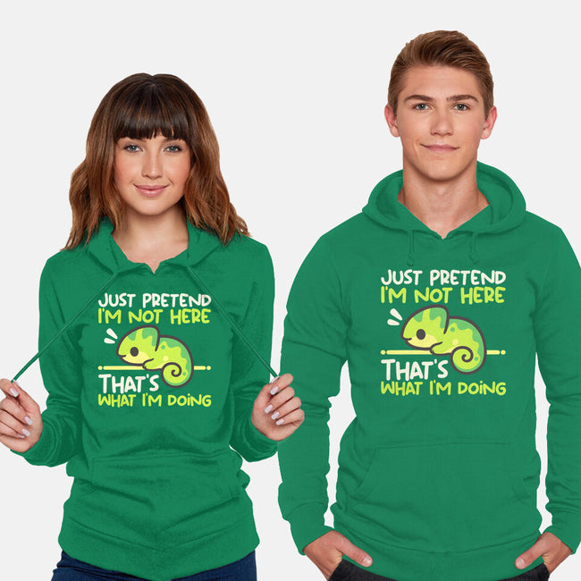 Chameleon Not Here-Unisex-Pullover-Sweatshirt-NemiMakeit