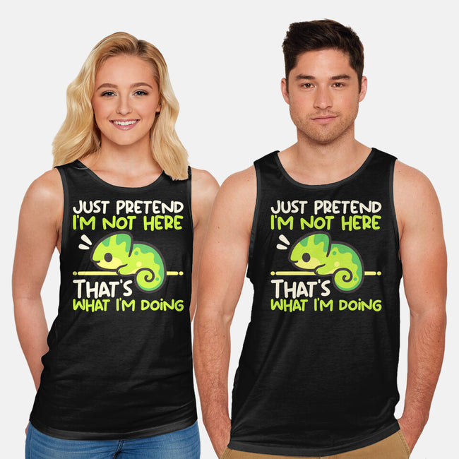 Chameleon Not Here-Unisex-Basic-Tank-NemiMakeit