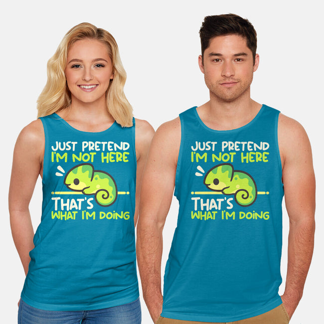 Chameleon Not Here-Unisex-Basic-Tank-NemiMakeit