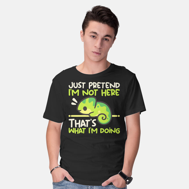 Chameleon Not Here-Mens-Basic-Tee-NemiMakeit