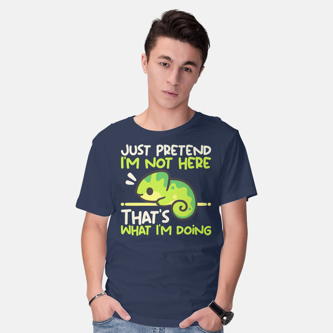Chameleon Not Here-Mens-Basic-Tee-NemiMakeit