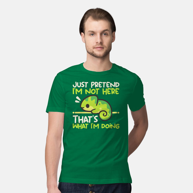 Chameleon Not Here-Mens-Premium-Tee-NemiMakeit
