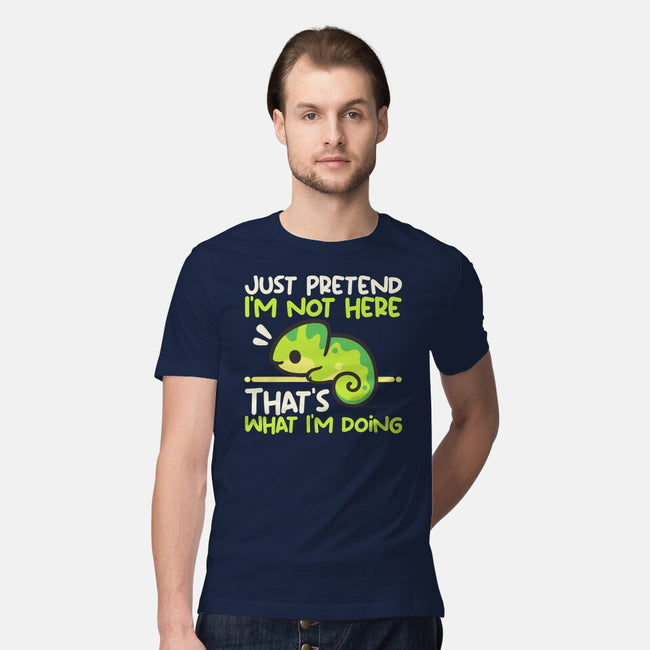 Chameleon Not Here-Mens-Premium-Tee-NemiMakeit