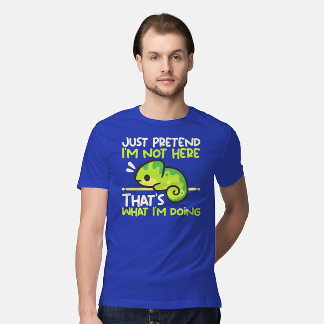 Chameleon Not Here-Mens-Premium-Tee-NemiMakeit