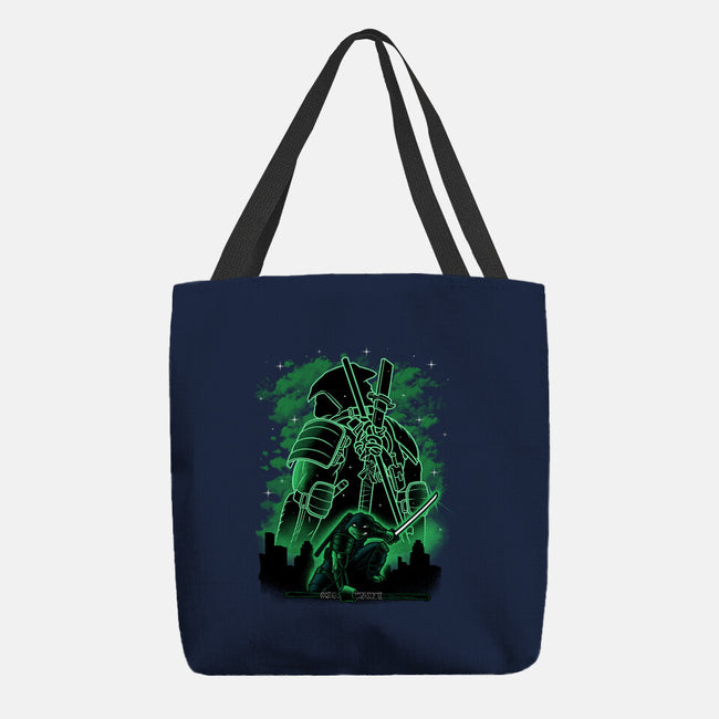 Last Ronin Shadow Line-Art-None-Basic Tote-Bag-Astrobot Invention