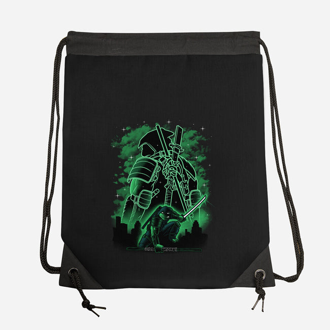 Last Ronin Shadow Line-Art-None-Drawstring-Bag-Astrobot Invention