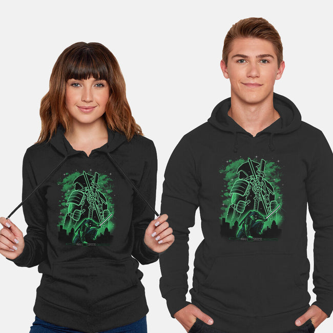 Last Ronin Shadow Line-Art-Unisex-Pullover-Sweatshirt-Astrobot Invention