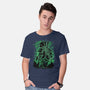Last Ronin Shadow Line-Art-Mens-Basic-Tee-Astrobot Invention