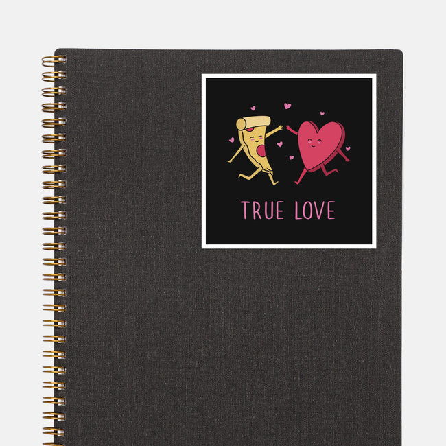 True Pizza Love-None-Glossy-Sticker-brunopires