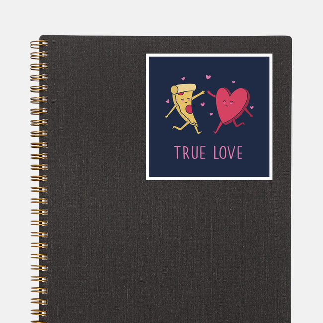 True Pizza Love-None-Glossy-Sticker-brunopires