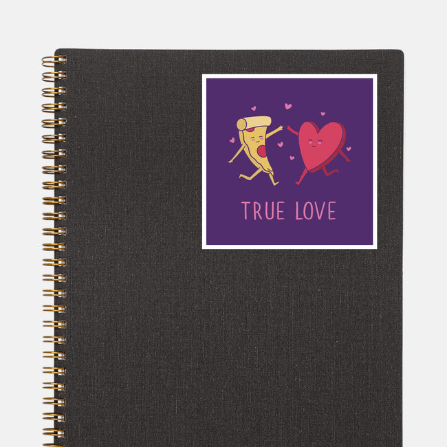 True Pizza Love-None-Glossy-Sticker-brunopires