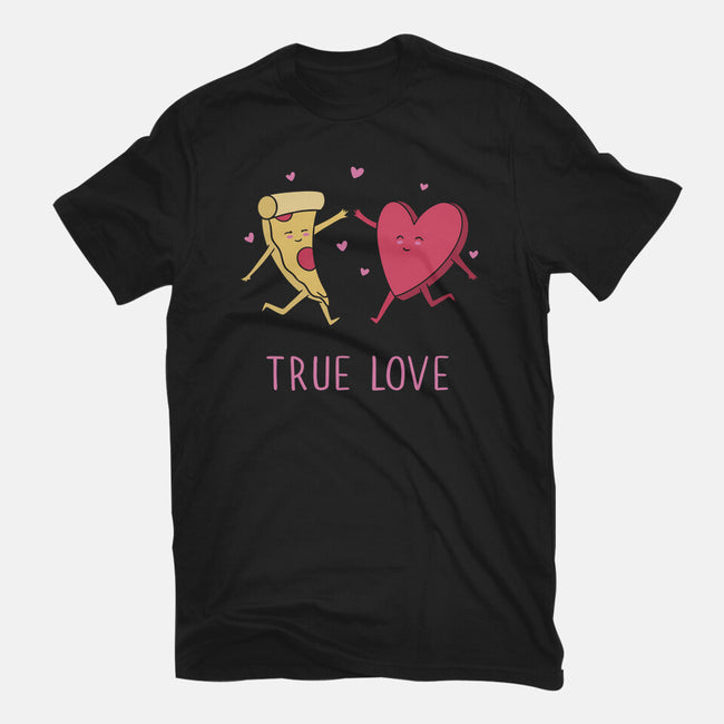 True Pizza Love-Mens-Basic-Tee-brunopires
