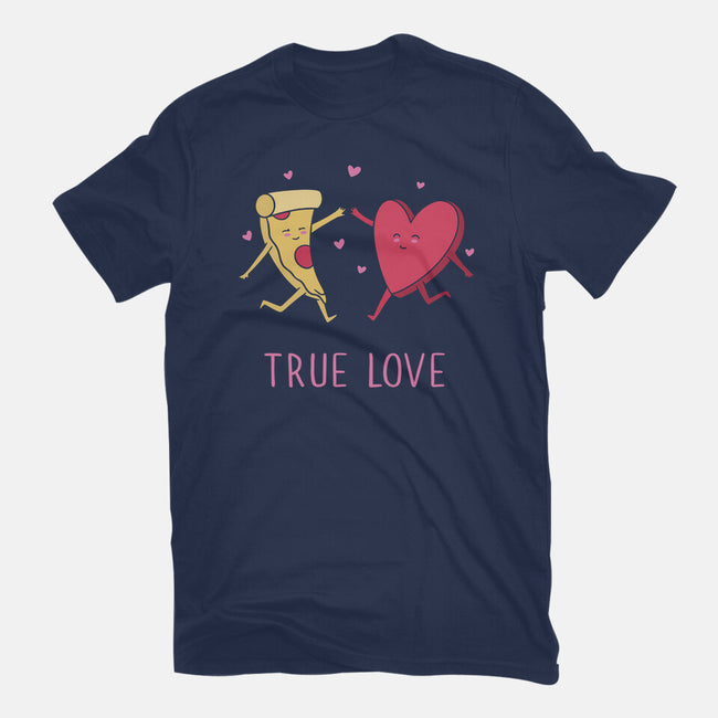 True Pizza Love-Mens-Basic-Tee-brunopires