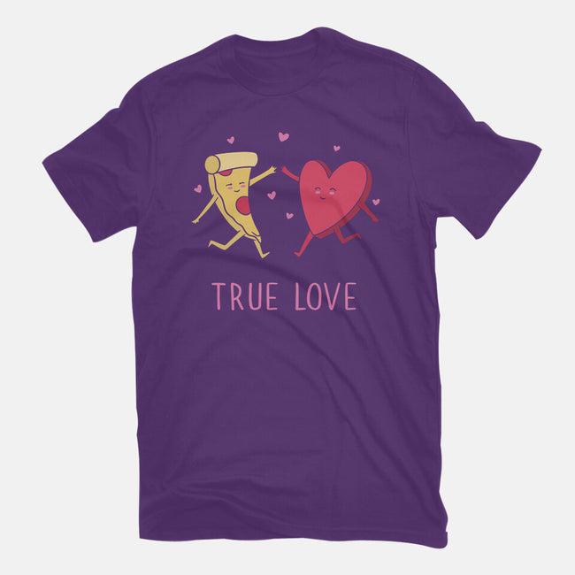 True Pizza Love-Mens-Basic-Tee-brunopires