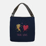 True Pizza Love-None-Adjustable Tote-Bag-brunopires