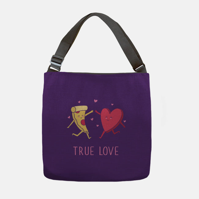 True Pizza Love-None-Adjustable Tote-Bag-brunopires
