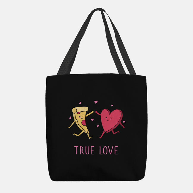 True Pizza Love-None-Basic Tote-Bag-brunopires