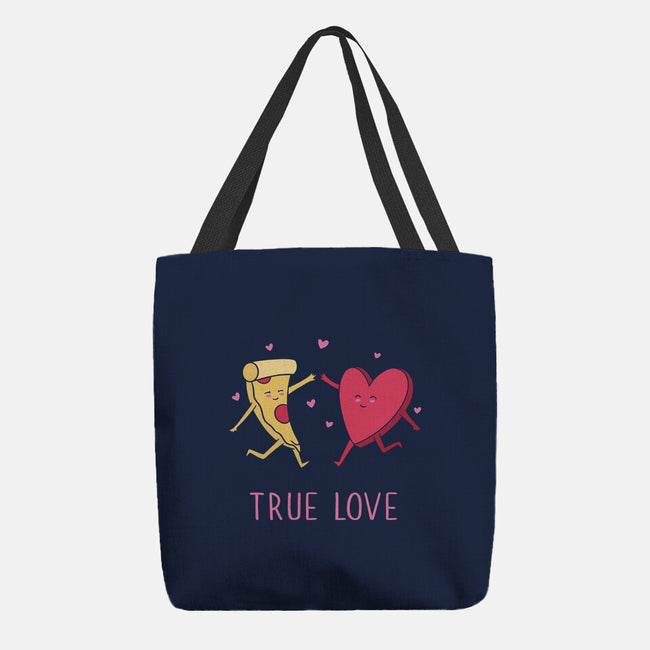 True Pizza Love-None-Basic Tote-Bag-brunopires