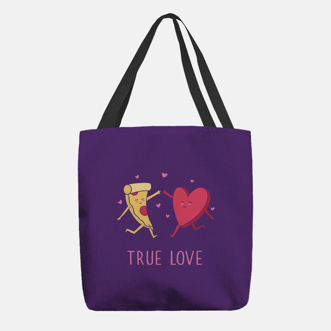 True Pizza Love-None-Basic Tote-Bag-brunopires