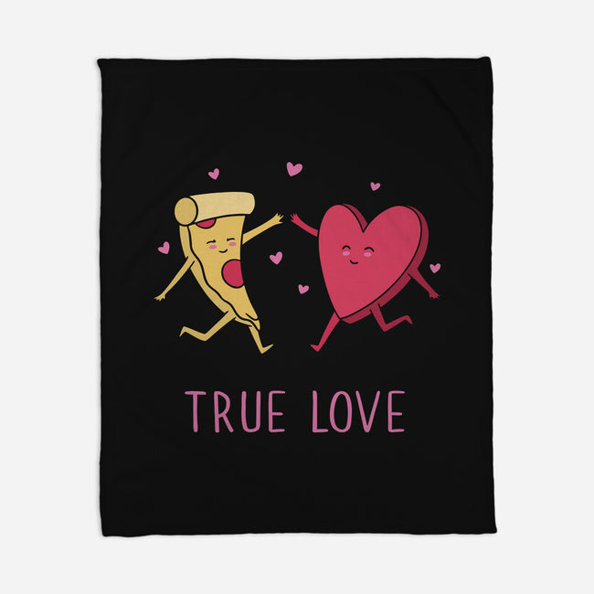 True Pizza Love-None-Fleece-Blanket-brunopires