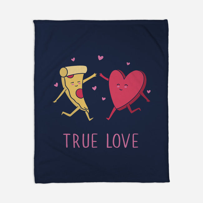 True Pizza Love-None-Fleece-Blanket-brunopires