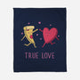 True Pizza Love-None-Fleece-Blanket-brunopires