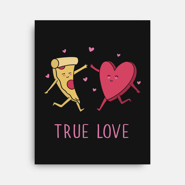 True Pizza Love-None-Stretched-Canvas-brunopires