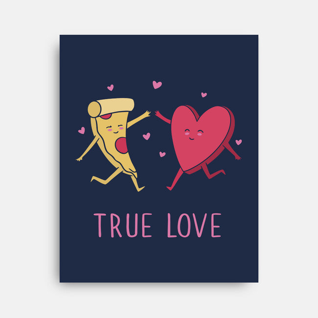 True Pizza Love-None-Stretched-Canvas-brunopires