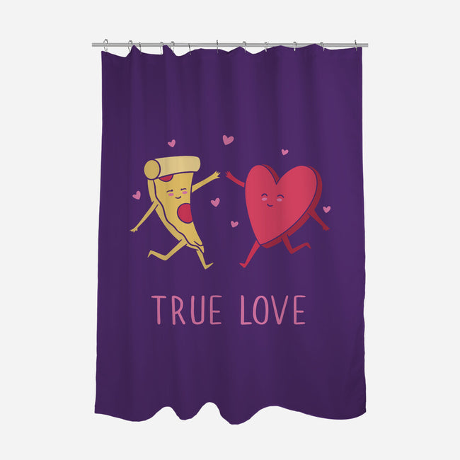 True Pizza Love-None-Polyester-Shower Curtain-brunopires