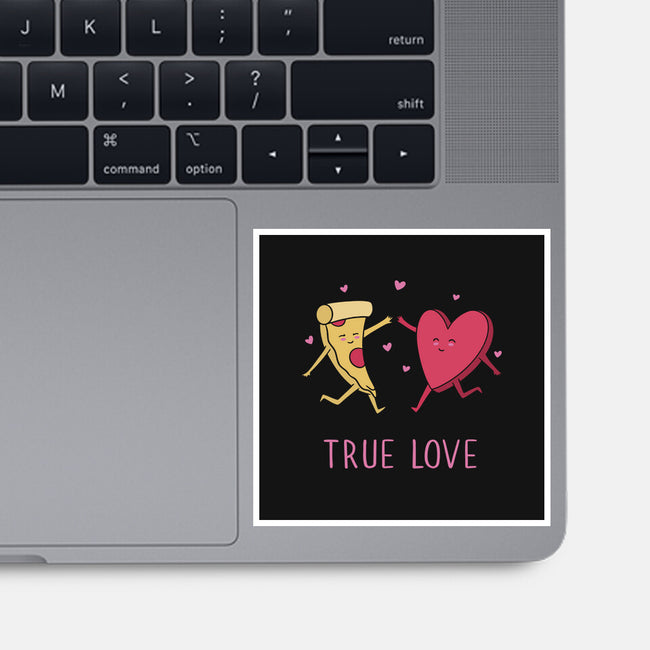 True Pizza Love-None-Glossy-Sticker-brunopires