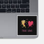 True Pizza Love-None-Glossy-Sticker-brunopires