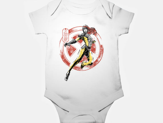 Psychic Phoenix Sumi-E