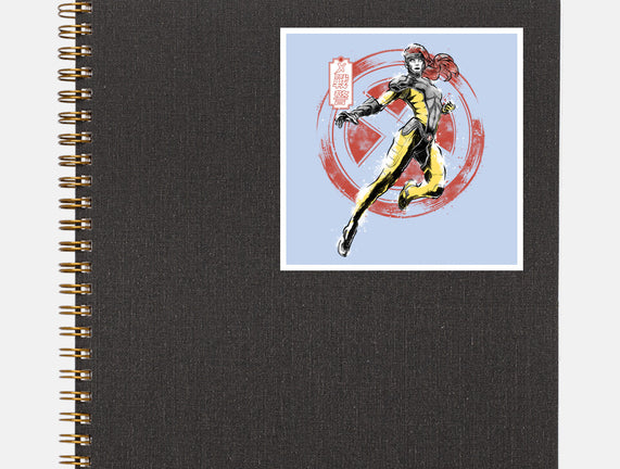 Psychic Phoenix Sumi-E