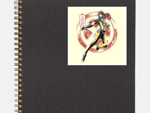 Psychic Phoenix Sumi-E