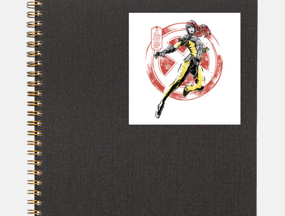 Psychic Phoenix Sumi-E