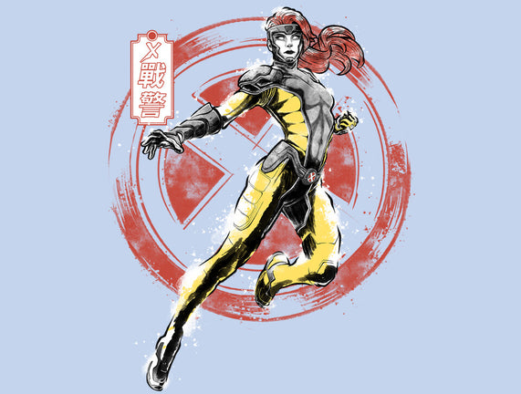 Psychic Phoenix Sumi-E